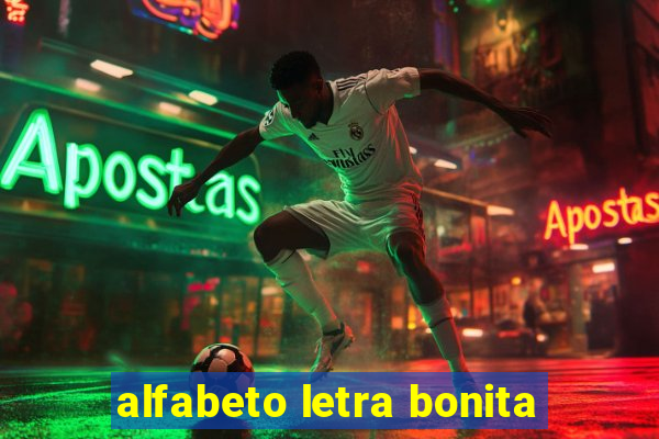 alfabeto letra bonita